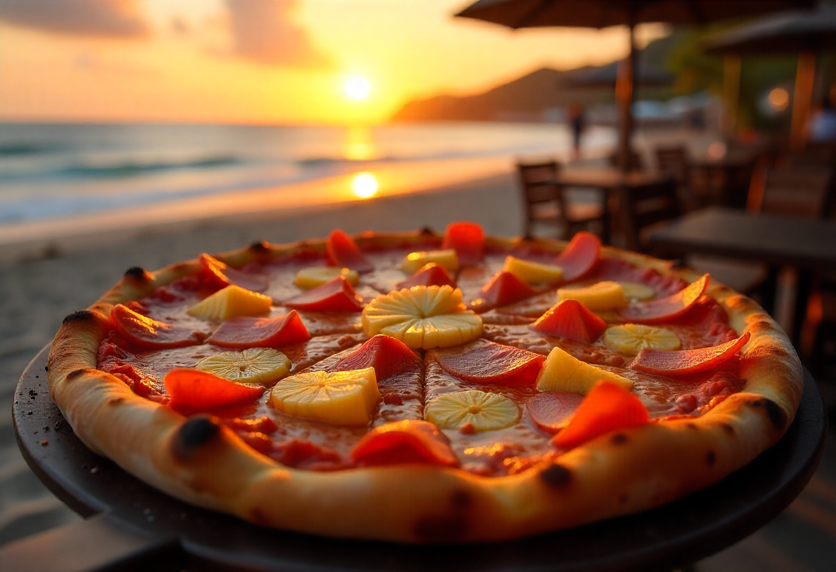 Chef teaching pizza making